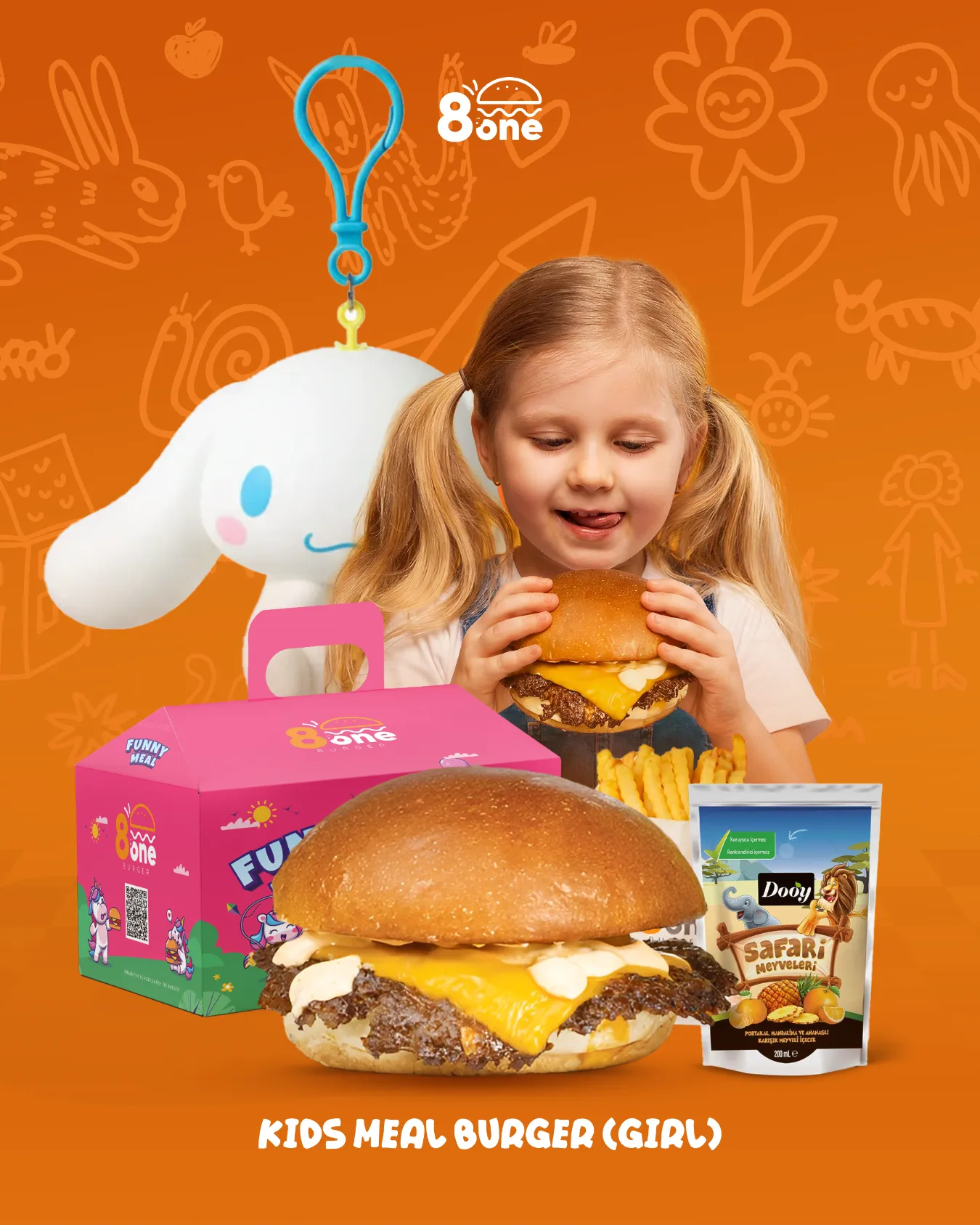 Kids Meal Burger girl tr