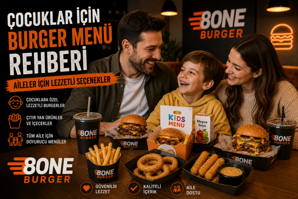 çocuk burger menüsü